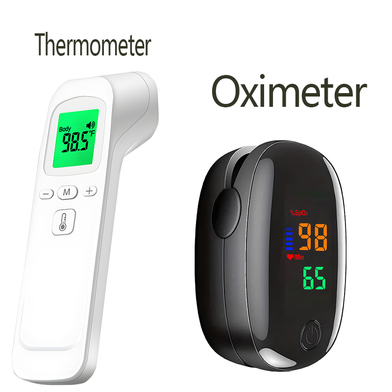 Pulse Oximeter - Berührungsloses Infrarot-Stirnthermometer Celsius Fahrenheit Handgehaltenes Elektronisches