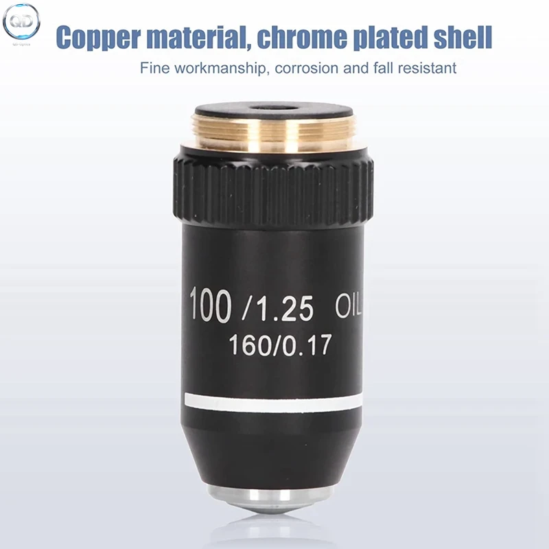 Xlab Medical - 100X Öl-Achromatisches Mikroskop-Objektiv 20,2mm RMS-Gewinde NA