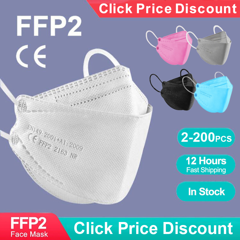 Surgical Mask - Zertifizierte KN95 FFP2-Maske in Fischform für