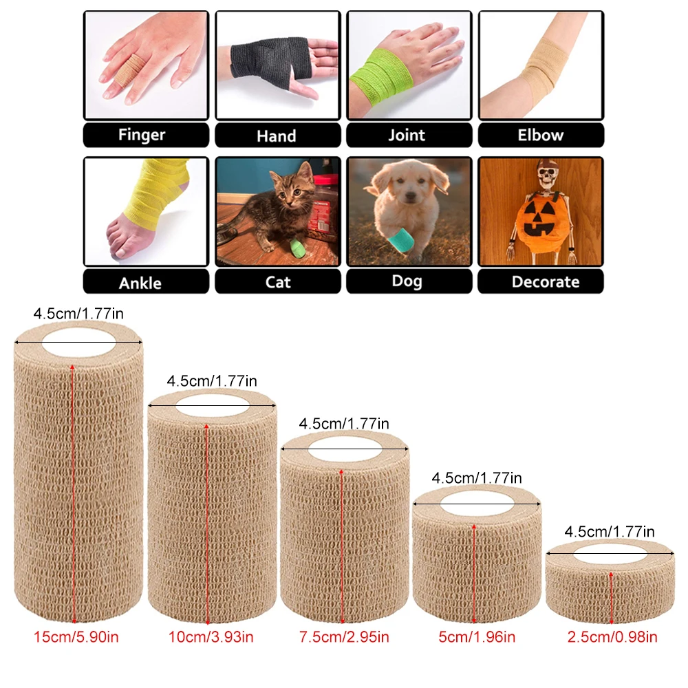 1 Rolle Wrap Sports Tape Bulk, – Medical Tape Bewertung und Preis